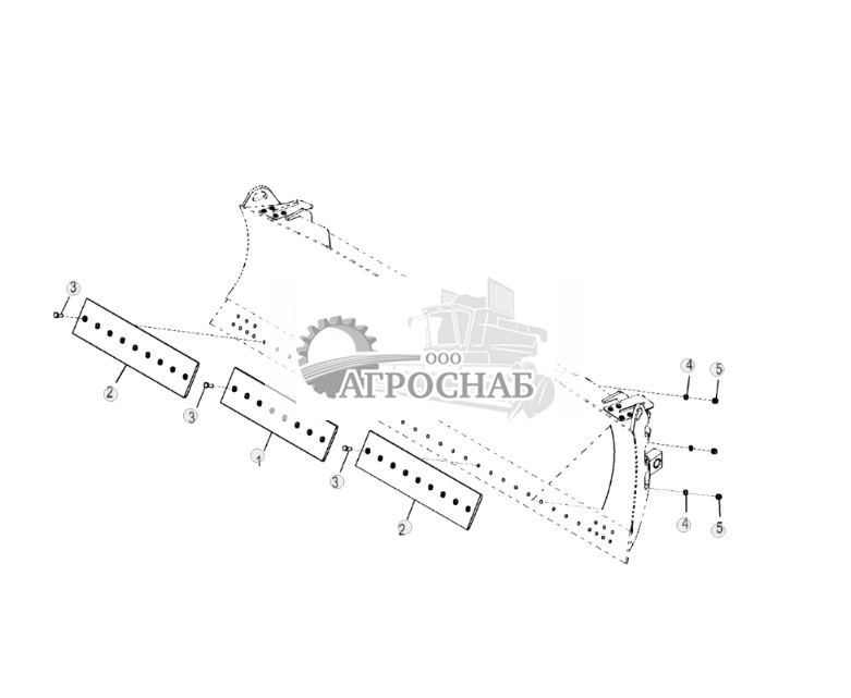 Режущая кромка, механический поворотный отвал - ST945028 254.jpg
